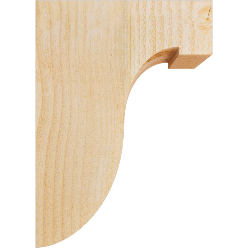 Del Monte Corbel, H 14 po x l 4 po x P 10 po, Sapin de Douglas, Sciage brut