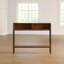 Console rustique brune de 42 pouces avec casiers de rangement compacts-19187543