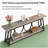 2-Tier Hall Table With Vintage Industrial Design, Sturdy And Versatile For Various Home Decor Settings