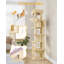 Cat Tree for Indoor Cats, Large Tall Cat Tower, Multi-Level Cats House with Condo, 8 Scratching Posts, Hammock, 4 Pom Poms-1526342312-1526342311