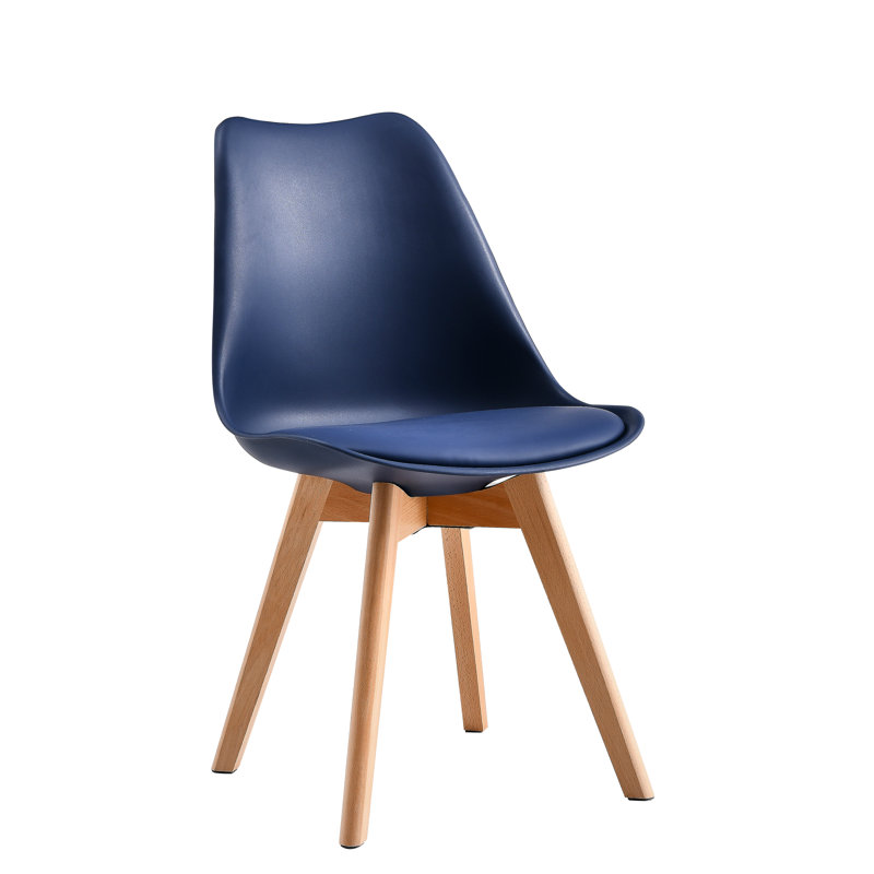Croxley 116.84cm H Upholstered Side Chair, Blue