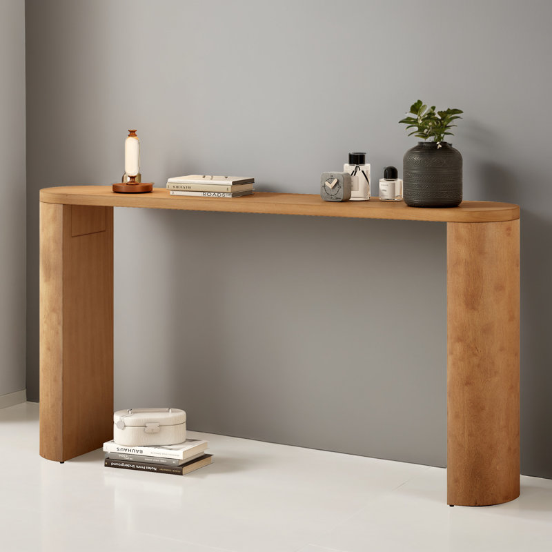 Table d'appoint 60 po pour salon d'entrée, Naturel