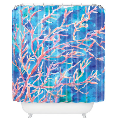 Rosie Brown Shower Curtain