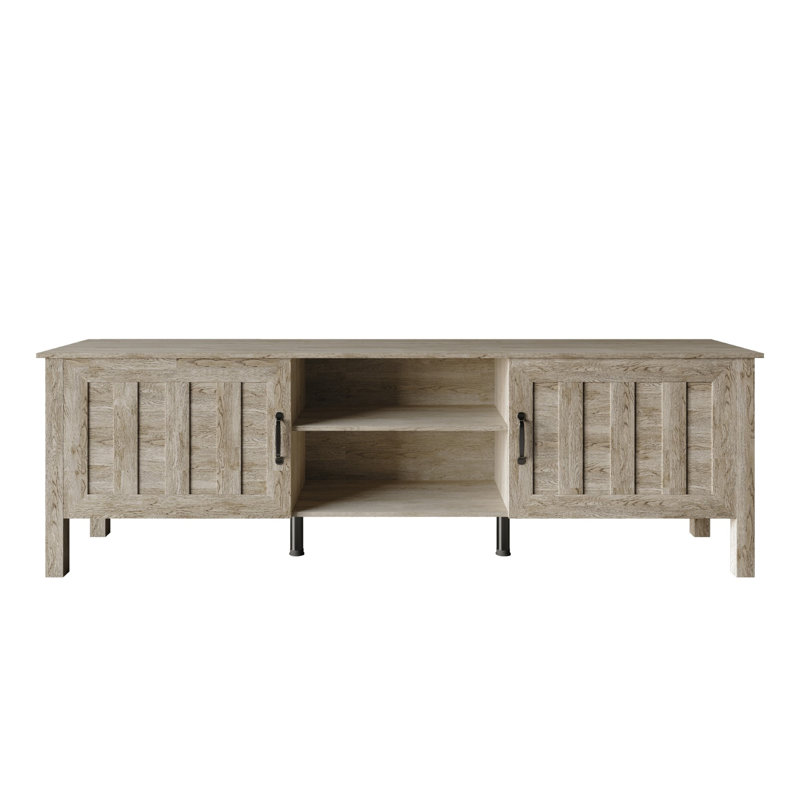 Meuble télé 71 po Opelika, Gris antique
