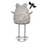 Statue de jardin grenouille 24 "avec libellule H