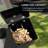 Outdoor Living Patio Wood Pellet Fire Pit With Ash Tray, Portable Pellet Heater For Camping Backyard Porch Coffee Shop Outside Restaurant, Bonfire Party, RV, Tailgating, Beach-123393068-124298325