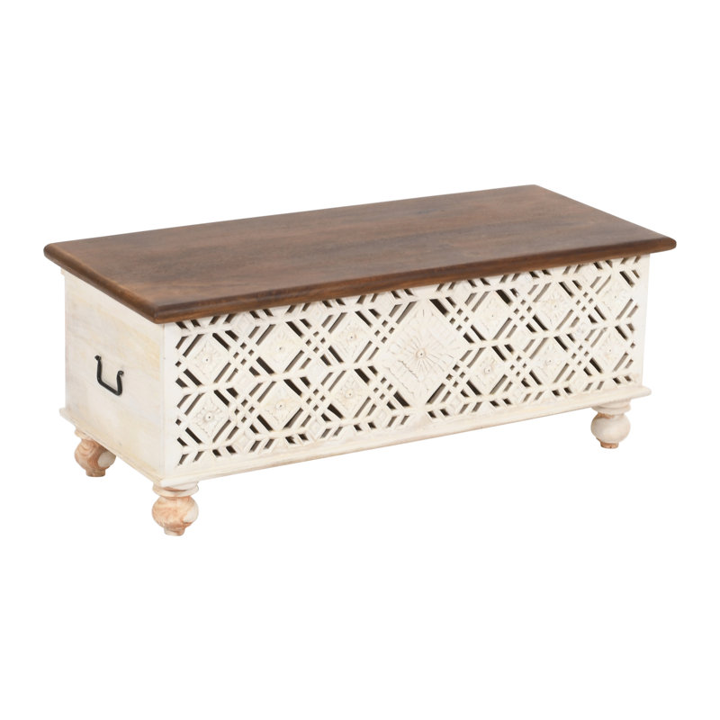 Kyrsti Solid Wood Storage Bench
