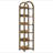 Storage Rack,6-Tier Bookshelf,Slim Arched Bookcase