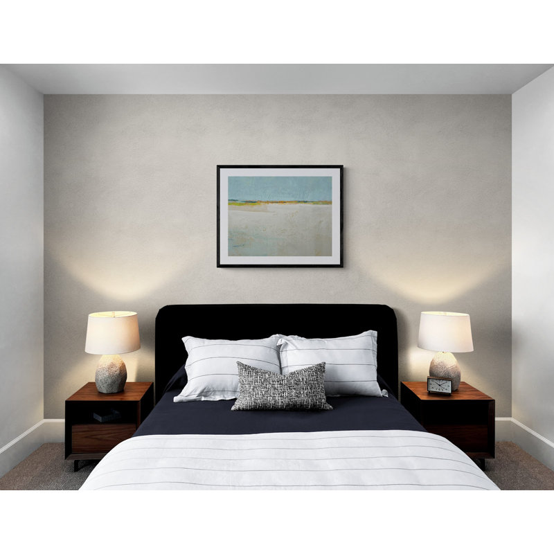 Alabaster Sands Print by Victoria Primicias, Black Framed Paper, 25.2" H x 31.2" W