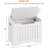 Storage Chest, 24.8" Small Toy Chest, Storage Bench With Safety Hinge-1909135174
