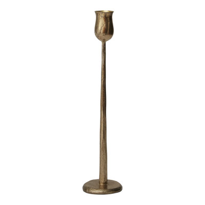 Bougeoir de table en métal Auric