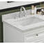 Meuble-lavabo double 55 po Maxbano avec plateau en pierre reconstituée-106883638