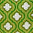 Gamma Green and White Throw Pillow-664171918