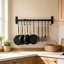 Stainless Steel Rectangle Wall Mounted Pot Rack