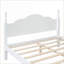 Ensemble de chambre à coucher, 3 pièces grand blanc rétro avec 2 tables de chevet | Bois | Blanc