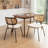 Bedran Vegan Leather Side Chair Dining Chair-519516346