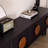 Black Solid Wood TVStands-600953516