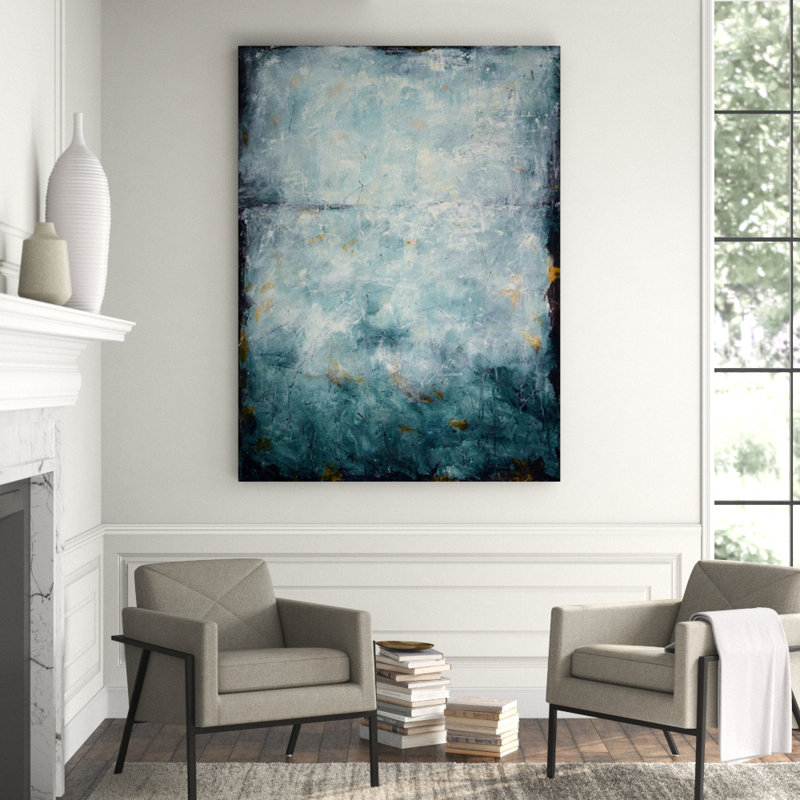 Matthew's Aquarium Painting by Samuel Kane, 32" H x 24" W, Glass Coat