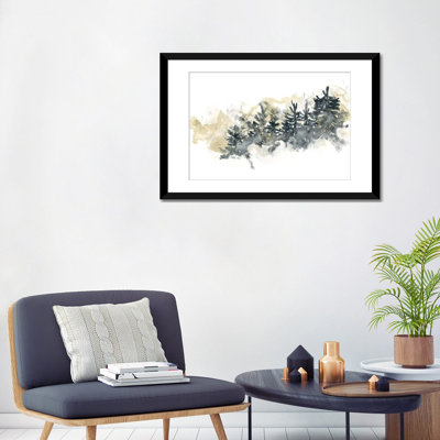 « misty hillside ii », impression sur toile