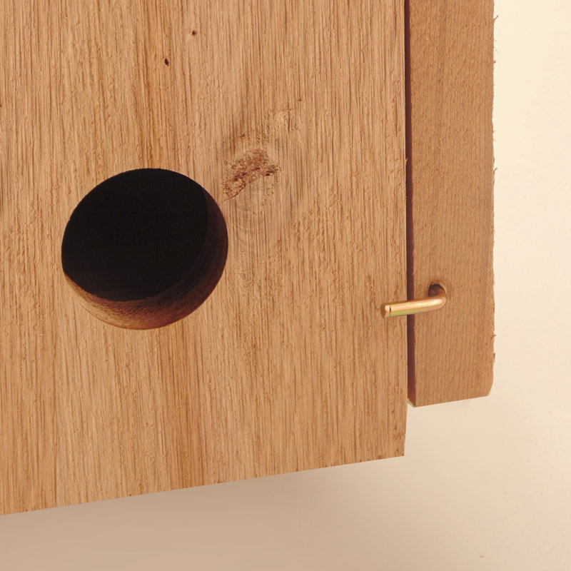 Unfinished Cedar Wood Birdhouse for Winter Roosting and Shelter
