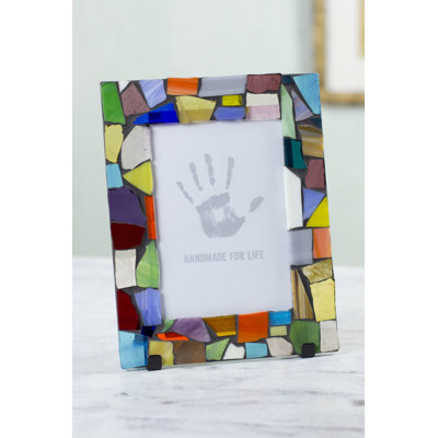 Sameer Multicolor Glass Matte Picture Frame
