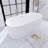 66.9'' x 31.5'' Freestanding Soaking Acrylic Bathtub