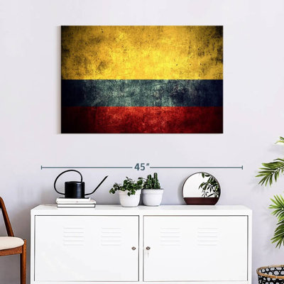 Grunge Colombian Flag