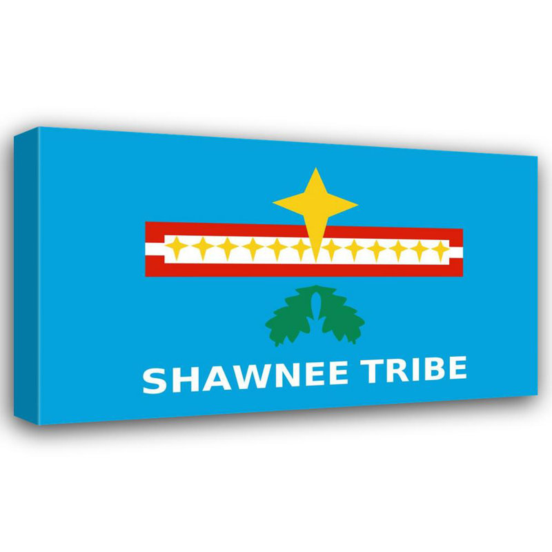 Native American Shawnee Tribe, 14" H x 24" W