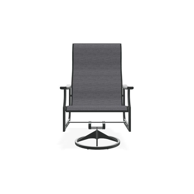 St. Catherine Polymer Outdoor Lounge Chair, Graphite, James