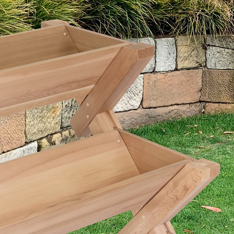 Jardin vertical en cèdre rouge occidental à 3 niveaux Zambom