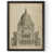 Toile avec encadrement ébène