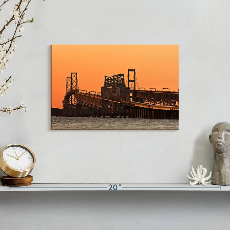 Lilie Chesapeake Bay Bridge, 8" H x 12" W