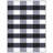 Non-Slip Checkered Plaid Area Rug For Living Room, Hallway Runner, Entryway Rug, Black/Gray/White-1464549420
