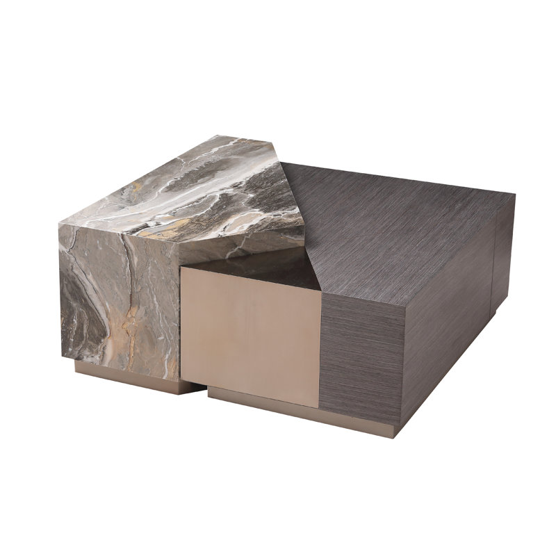 Misty Marble Top Single Coffee Table