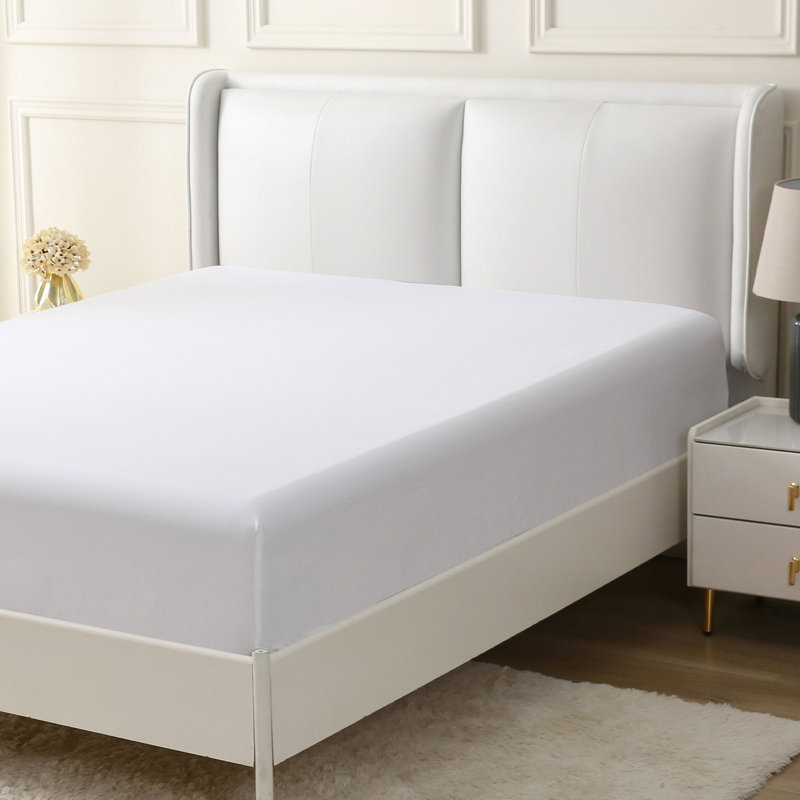 Drap-housse en microfibre ultra douce Solayne 1800 Series, Drap-housse de taille simple, Blanc
