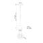 Luminaire suspendu extérieur noir Nordic DEL 3 po (2 po de diamètre)-120804648