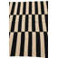 Tapis noir et blanc 4 x 6 Petrella