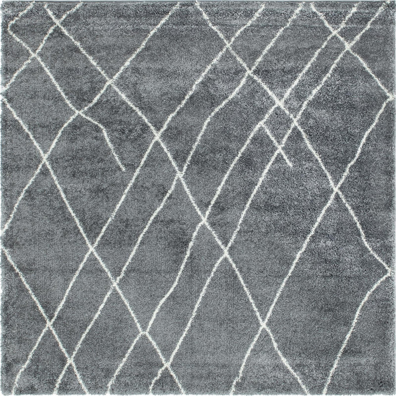 Lotario Abstract Indoor Rug, Square 8'