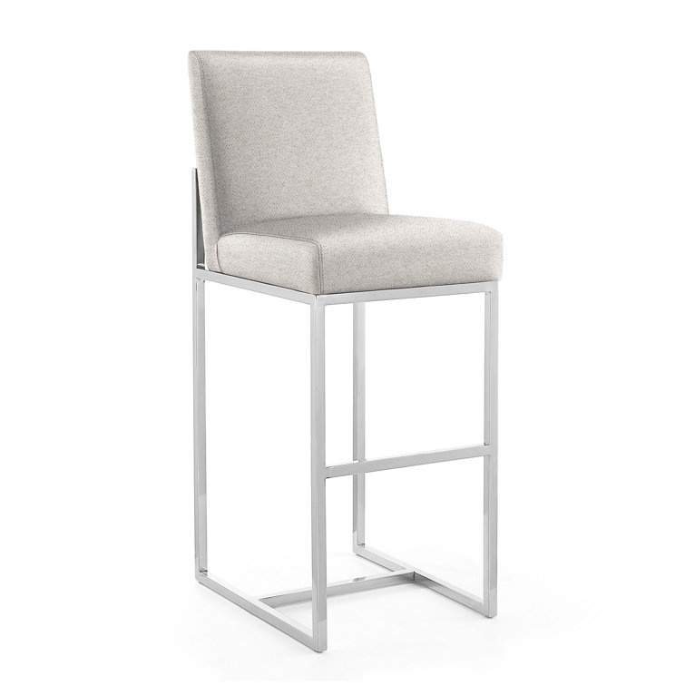 Element Upholstered Counter Stool with Metal Frame