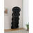 Flannel Full Length Wave Black Floor Mirror With Stand For Bedroom Living Room Hanging Or Against The Wall-1981208909