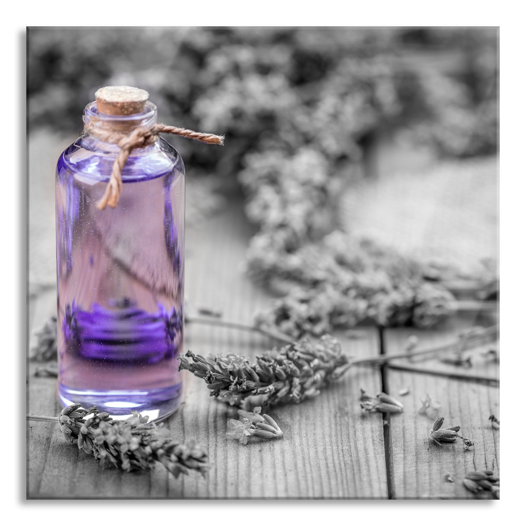 Glasbild Fresh Lavender Flowers