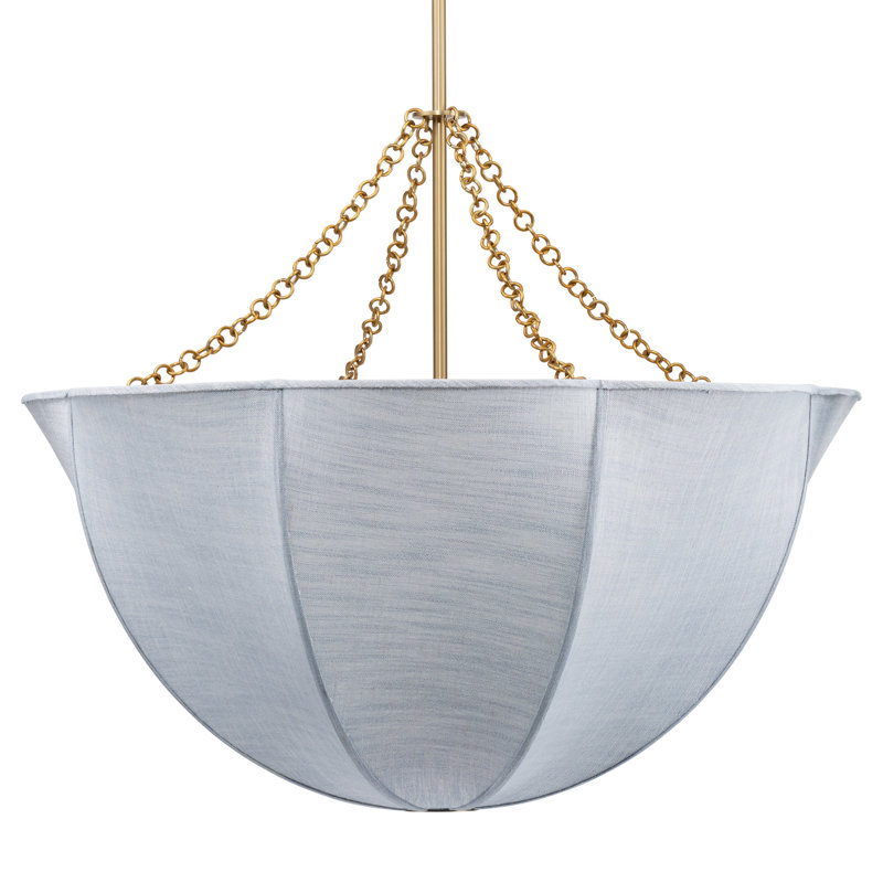 Aire 4 - Light Chandelier, Blue