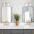 Versatile Wall Mirror For Home Decoration And Practical Use