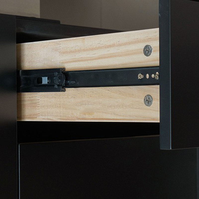 Meuble télé avec rangement de style italien, 86.61"