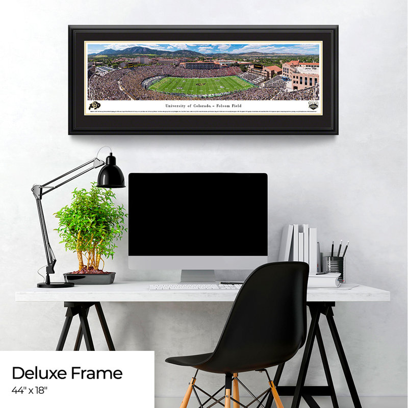 Université du Colorado - Folsom Field, encadré sur papier par James Blakeway