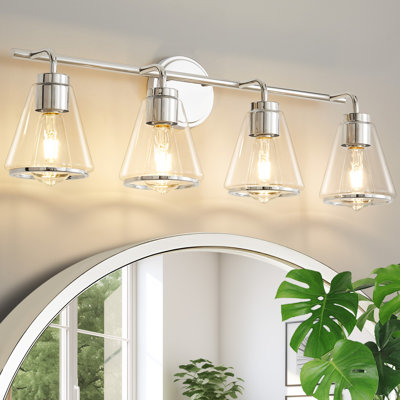 Ahir Polished Nickel Dimmable Vanity Light