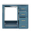 Ensemble de meuble-lavabo 36 po avec lavabo en céramique 36 po, meuble-lavabo autonome avec 3 tiroirs-792698456-792698455
