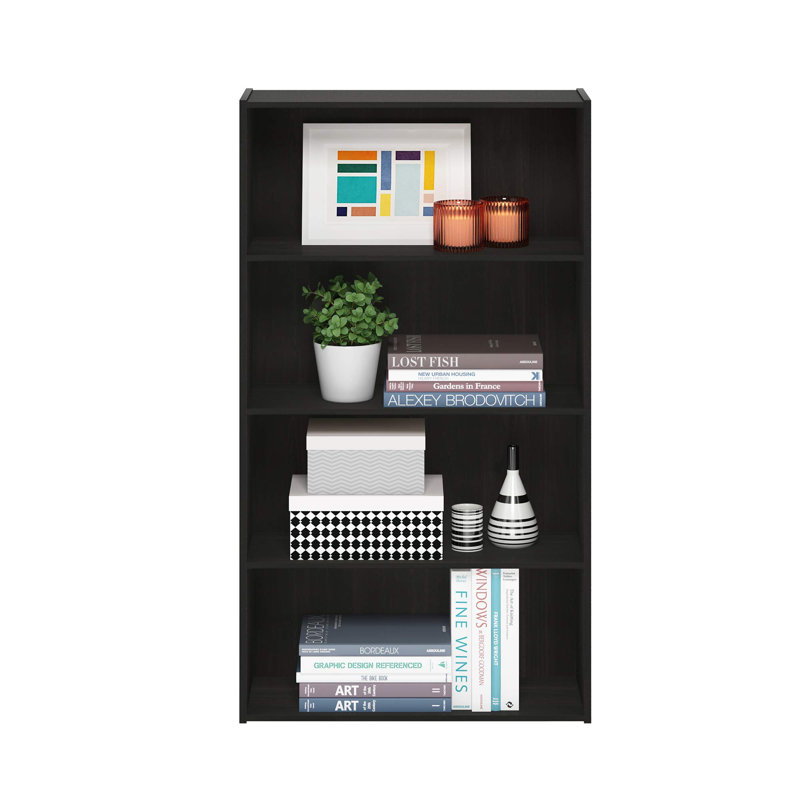 Adjustable Five-Layer Floor-To-Ceiling Bookshelf With Large Capacity, 41.7"H x 9.4"W x 23.6"D