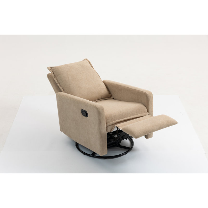 Fauteuil inclinable et pivotant avec coussin moelleux, Chameau