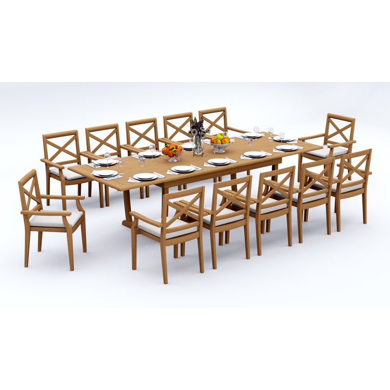 Granada Outdoor - Piece Teak Dining Set, 12